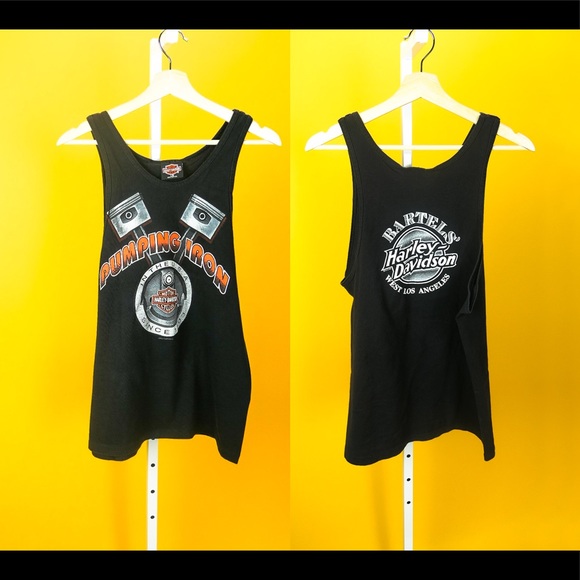 Harley-Davidson Other - *SOLD* HARLEY DAVIDSON Pumping Iron Workout Top